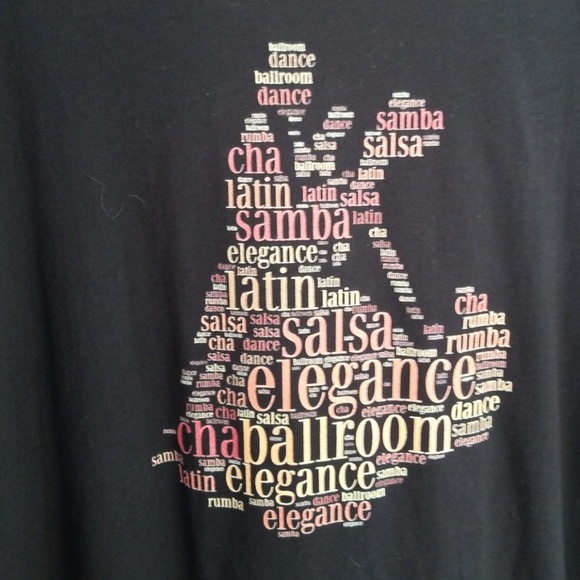 Ballroom dancing tshirt - Picture 2 of 2